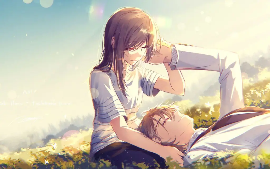 Wallpaper Pasangan Anime Lucu Gambar wallpaper pasangan anime lucu
