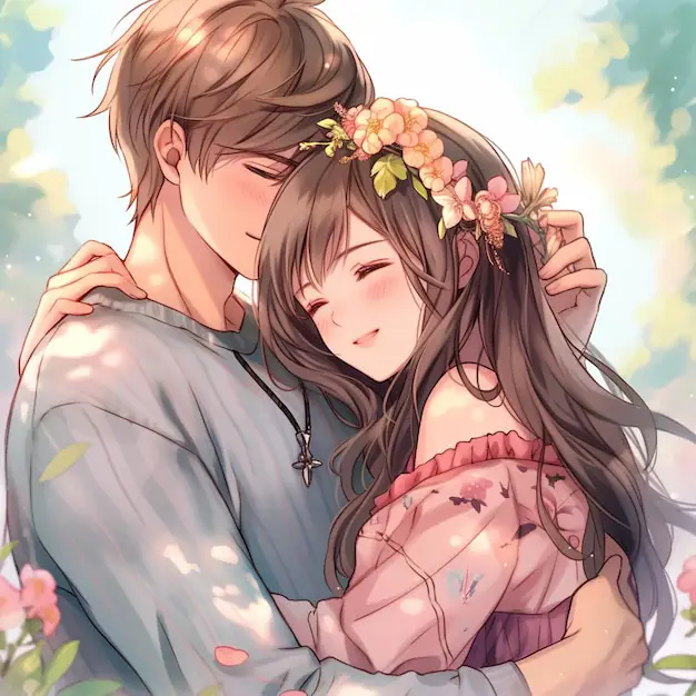 Wallpaper Pasangan Anime Sedih Gambar wallpaper pasangan anime sedih