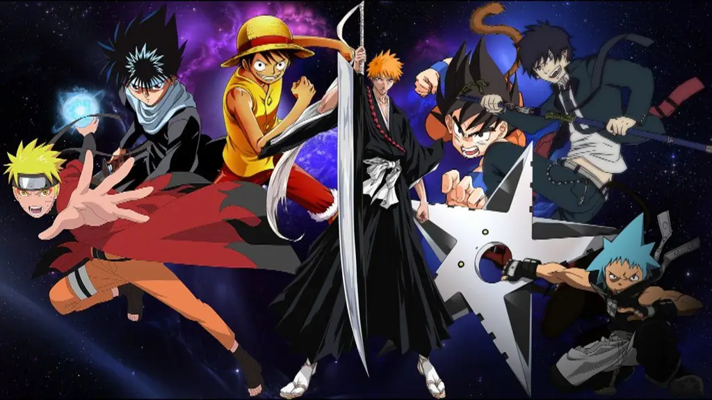 Gambar wallpaper anime pemandangan epik