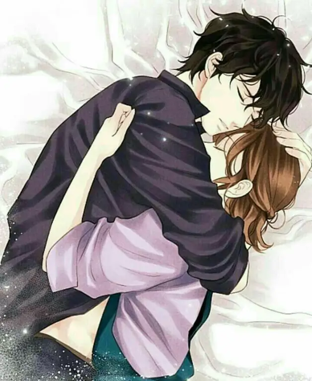 Wallpaper Anime Resolusi Tinggi Wallpaper anime pasangan romantis dengan resolusi tinggi dan detail yang tajam