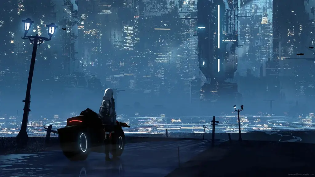 Wallpaper Anime Cyberpunk Kota Gambar wallpaper anime cyberpunk kota