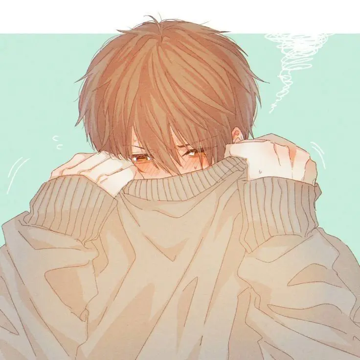 Karakter Anime Pemalu Gambar karakter anime laki-laki yang pemalu