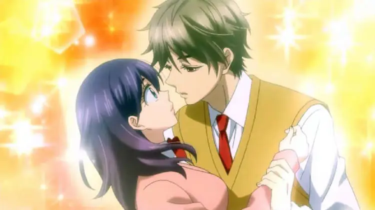 Adegan romantis dalam film anime