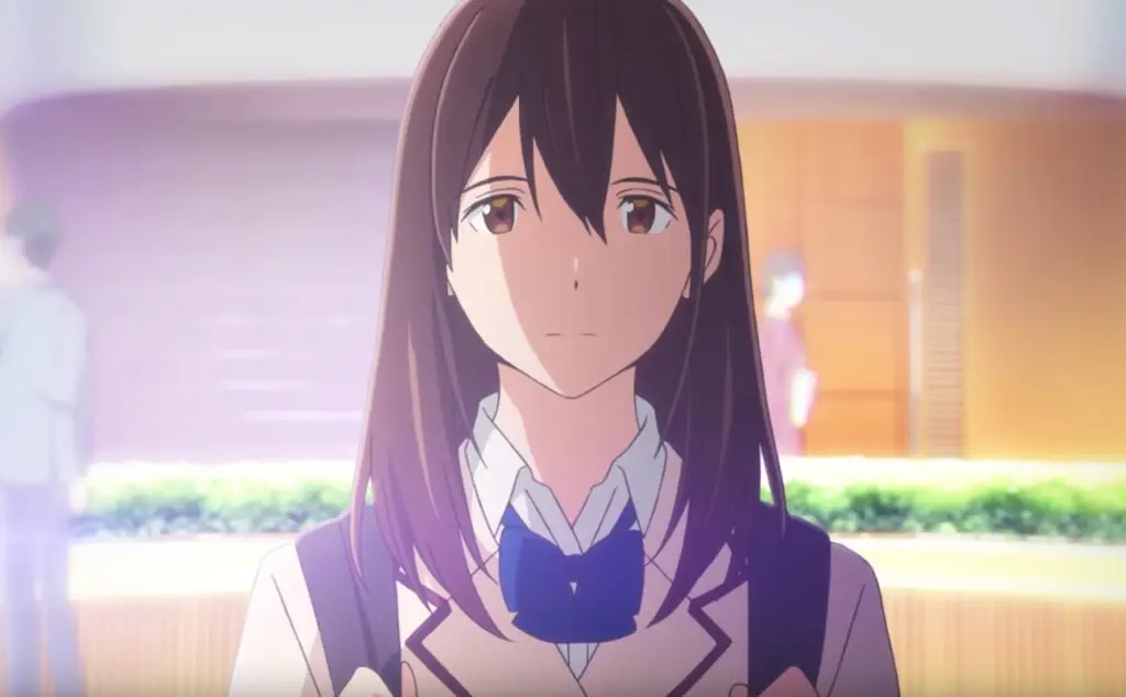 Adegan dari film anime I Want to Eat Your Pancreas.