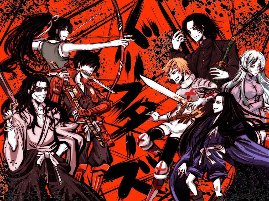 Para karakter Drifters Karakter-karakter utama dalam anime Drifters