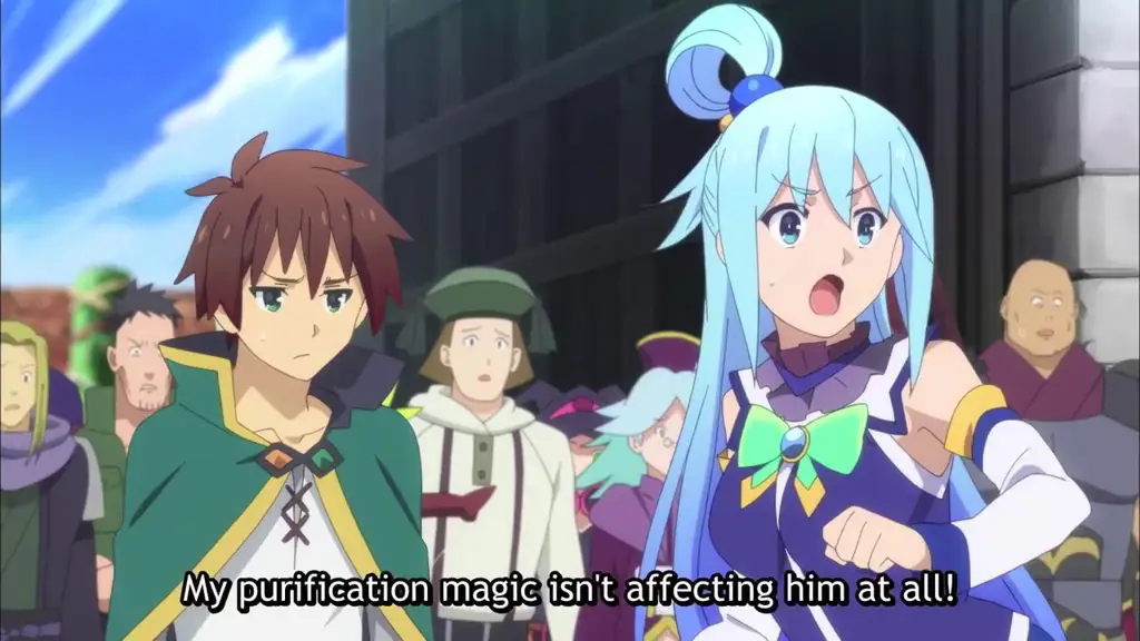 Beberapa cuplikan adegan lucu dari anime Konosuba Momen-momen lucu dan konyol dalam anime Konosuba